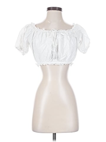 Lulus Short Sleeve Blouse (view 1)