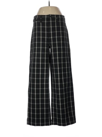 Madewell Slim Emmett Wide-Leg Full-Length Pants in Windowpane Check (view 1)
