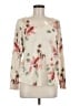 Chico's Floral Ivory Pullover Sweater Size Med (1) - photo 1