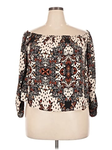 River Island 3/4 Sleeve Blouse (view 1)
