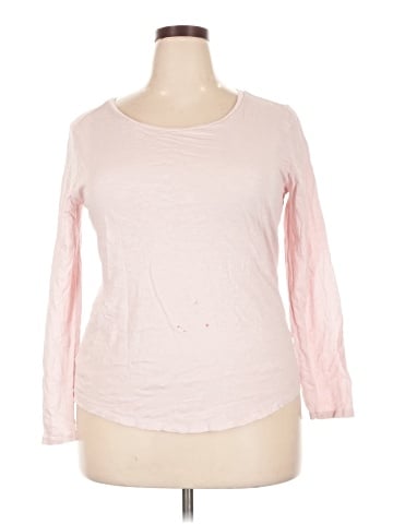 Ann Taylor LOFT 3/4 Sleeve T-Shirt (view 1)