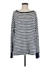 Gap Stripes Blue Pullover Sweater Size M (tall) - photo 1
