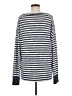 Gap Stripes Blue Pullover Sweater Size M (tall) - photo 2
