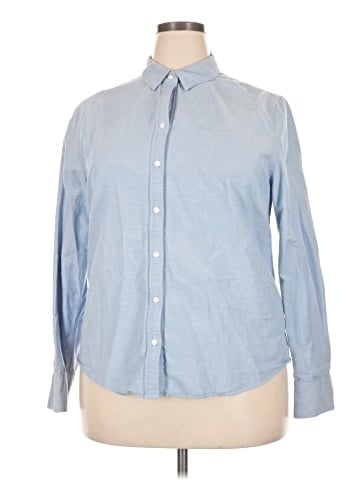 Lands' End Long Sleeve Button-Down Shirt (view 1)