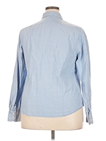 Lands' End Long Sleeve Button-Down Shirt (view 2)