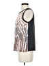 Tiny 100% Rayon Silver Sleeveless Blouse Size S - photo 5