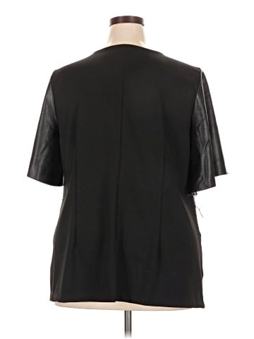 ELOQUII Short Sleeve Blouse (view 2)