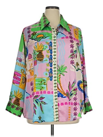 Sugarlips 3/4 Sleeve Blouse (view 1)