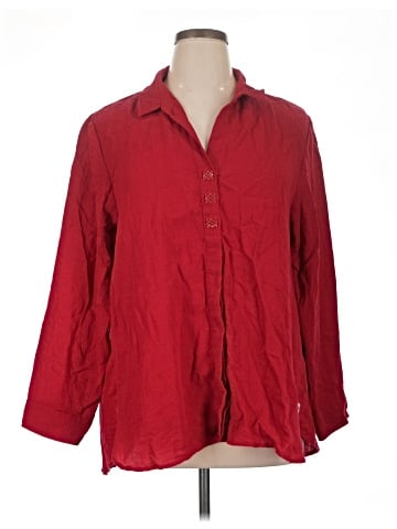 Habitat 3/4 Sleeve Button-Down Shirt (view 1)