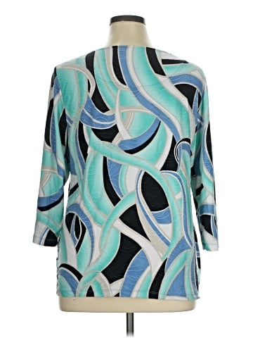 JM Collection 3/4 Sleeve Blouse (view 2)