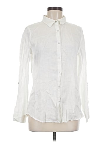 Tahari Long Sleeve Button-Down Shirt (view 1)