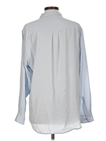 Equipment Long Sleeve Silk Top (view 2)