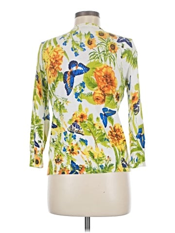 Cable & Gauge 3/4 Sleeve Blouse (view 2)