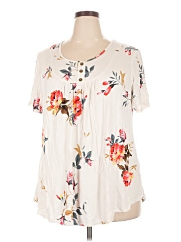 Popyoung Short Sleeve Henley (view 1)