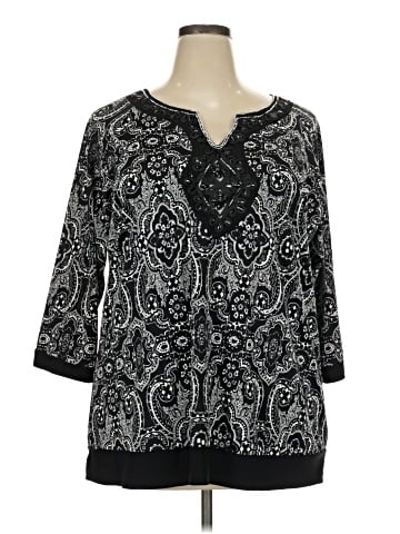 Avenue 3/4 Sleeve Blouse (view 1)