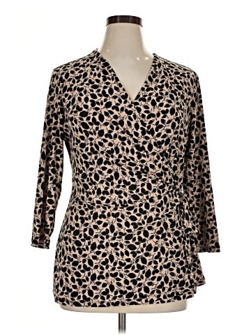 Anne Klein 3/4 Sleeve Blouse (view 1)