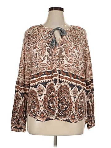 Lucky Brand Long Sleeve Blouse (view 1)