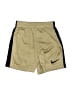 Nike 100% Polyester Color Block Gold Athletic Shorts Size 4 - photo 1