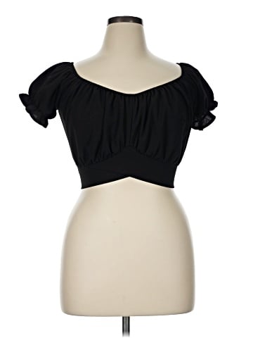 Shein Curve Short Sleeve Top (view 1)