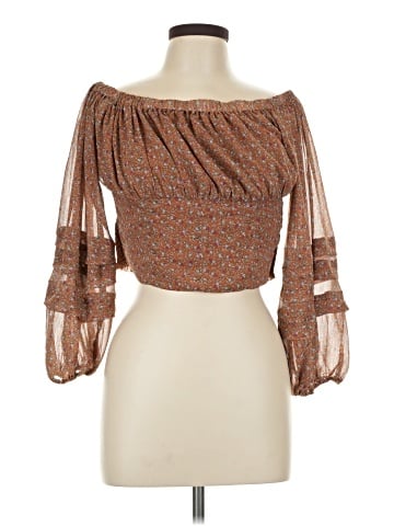 Astr 3/4 Sleeve Blouse (view 1)