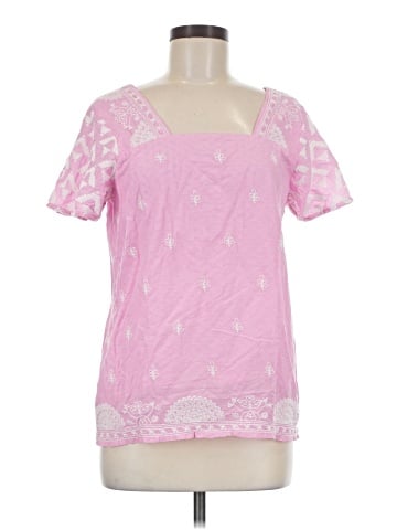 Forever That Girl for Anthropologie Short Sleeve Blouse (view 1)