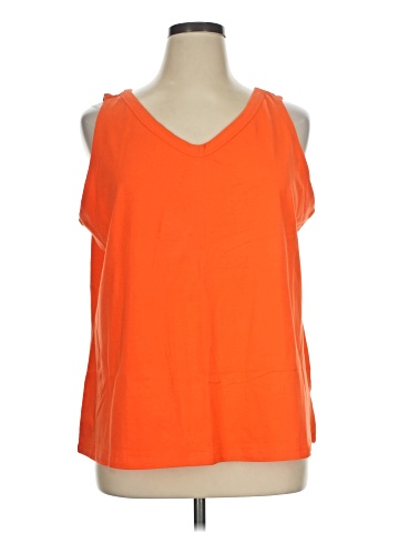 Susan Graver Sleeveless T-Shirt (view 1)