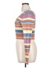 Roxy 100% Cotton Stripes Tan Pullover Sweater Size XL - photo 5