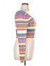 Roxy 100% Cotton Stripes Tan Pullover Sweater Size XL - photo 4
