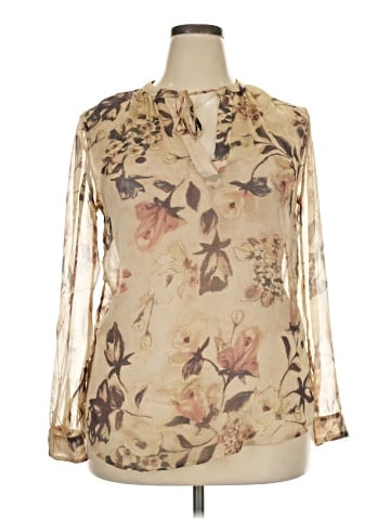Lauren by Ralph Lauren Long Sleeve Blouse (view 1)