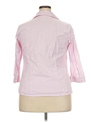 Jaclyn Smith 3/4 Sleeve Button-Down Shirt (view 2)