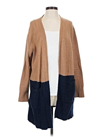 Madewell Kent Colorblock Cardigan Sweater in Coziest Yarn (view 1)