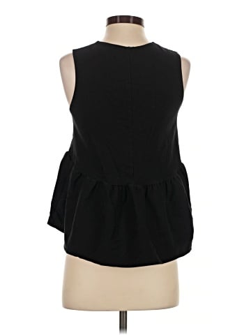 Zara W&B Collection Sleeveless Blouse (view 2)