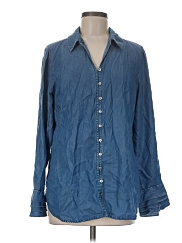 Soft Surroundings Long Sleeve Button-Down Shirt (view 1)