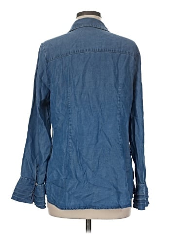 Soft Surroundings Long Sleeve Button-Down Shirt (view 2)