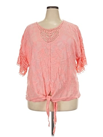 Lane Bryant Short Sleeve Blouse (view 1)