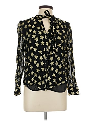 Ultra Pink Long Sleeve Blouse (view 1)
