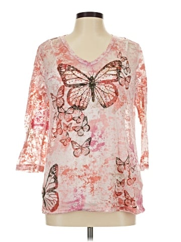 Style&Co 3/4 Sleeve Blouse (view 1)