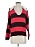 Central Park West Stripes Red Pullover Sweater Size S - photo 1