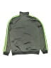 Adidas 100% Polyester Green Gray Track Jacket Size 14 - photo 2