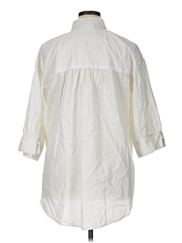Maeve by Anthropologie 3/4 Sleeve Button-Down Shirt (view 2)