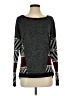 Sanctuary Plaid Gray Pullover Sweater Size S - photo 1