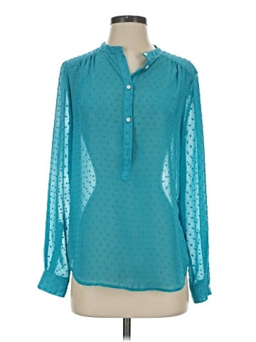 J.Crew Factory Store Long Sleeve Blouse (view 1)