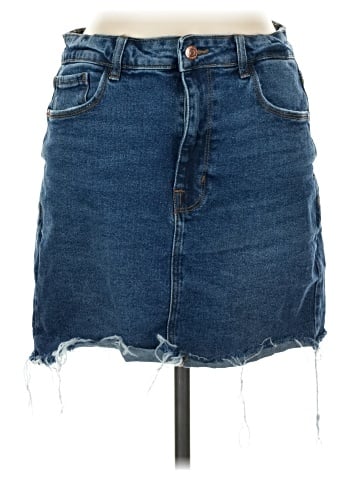 Kensie Denim Skirt (view 1)