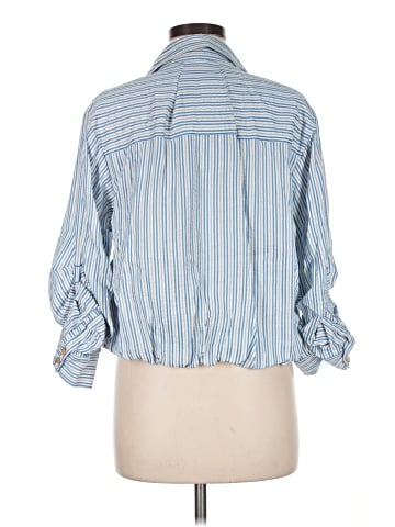 Democracy 3/4 Sleeve Button-Down Shirt (view 2)