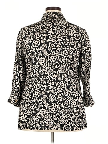 Charter Club 3/4 Sleeve Button-Down Shirt (view 2)
