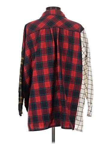 Fashion Nova 3/4 Sleeve Button-Down Shirt (view 2)