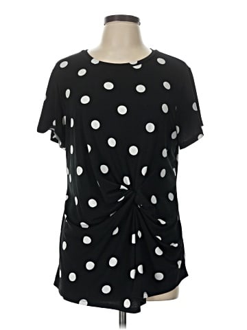 Worthington Short Sleeve Blouse (view 1)