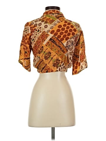 Christian Siriano New York Short Sleeve Blouse (view 2)