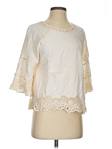 Democracy 3/4 Sleeve Blouse (view 1)