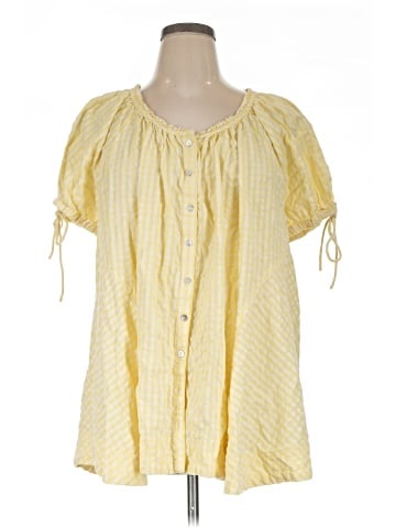 Free People Short Sleeve Blouse (view 1)